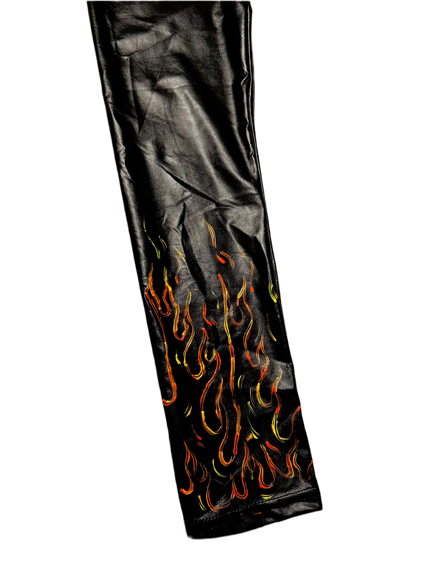 Leggins in pelle FIAMME 🔥