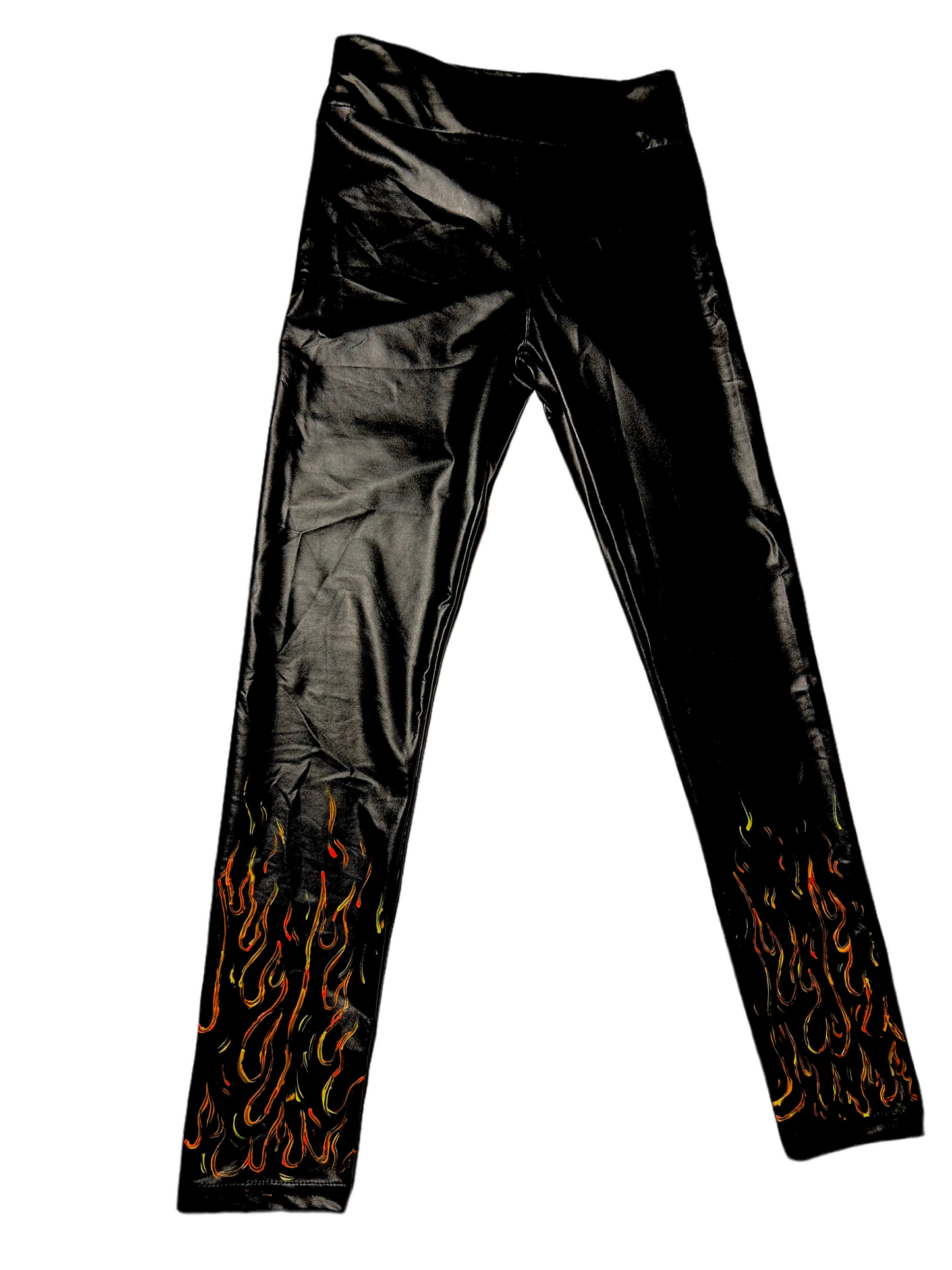 Leggins in pelle FIAMME 🔥