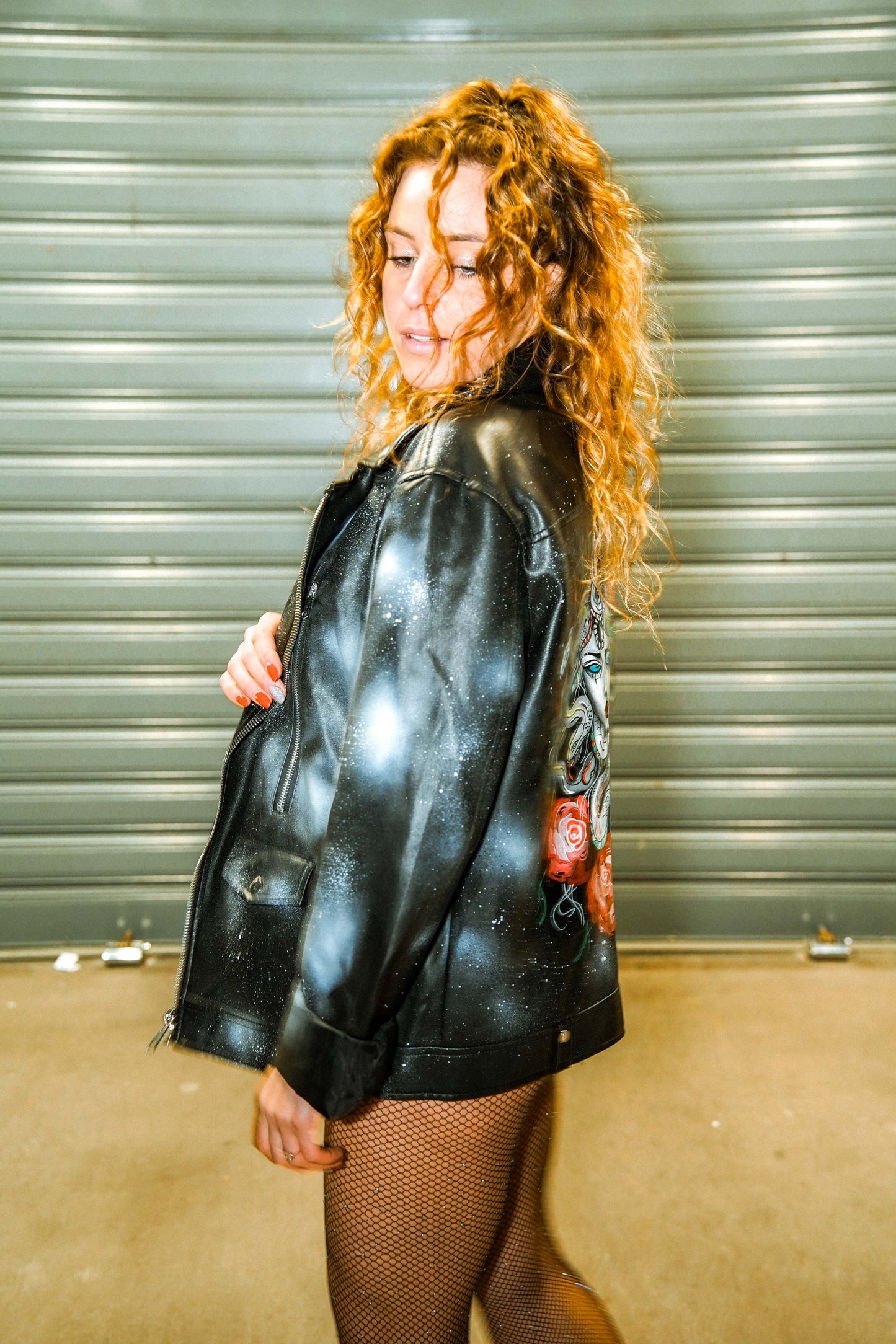 MEDUSA 🪼 Giacca in pelle oversize