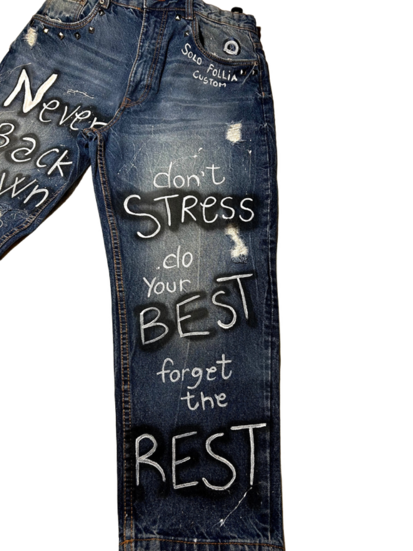 Jeans NO STRESS ❌ con borchie