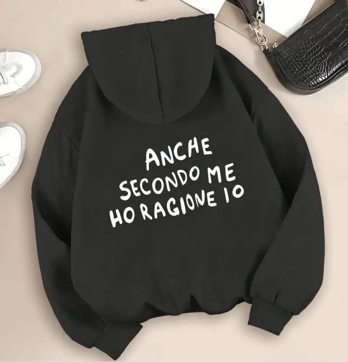 Felpa UNISEX “ho ragione io” con la personalizzazione che vuoi