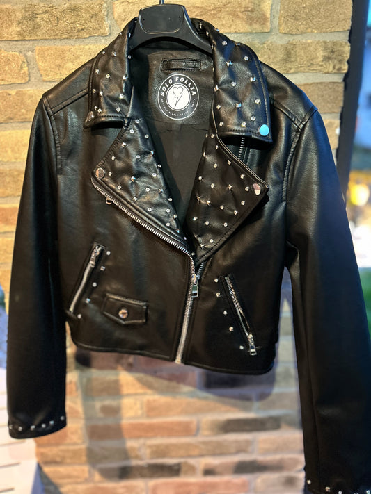 A1) Chiodo in pelle DIAMANTE