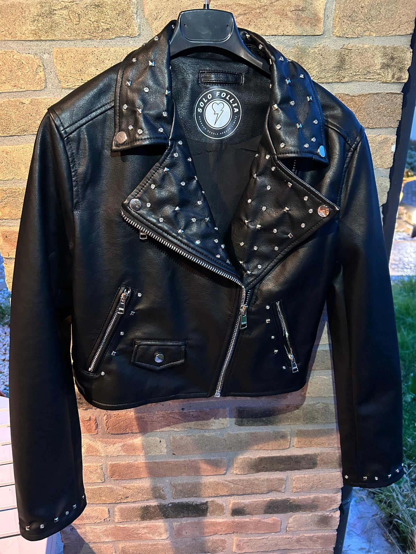 A1) Chiodo in pelle DIAMANTE
