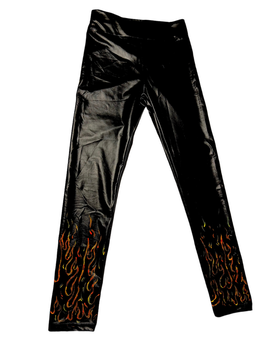 Leggins in pelle FIAMME   🔥